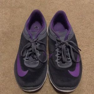 Grey and Purple Nike’s